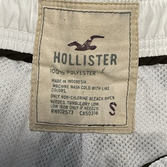 Hollister Men's Swim Cargo Trunks Hibiscus Y2K 100% Polyester Size S - Picture 4 of 5